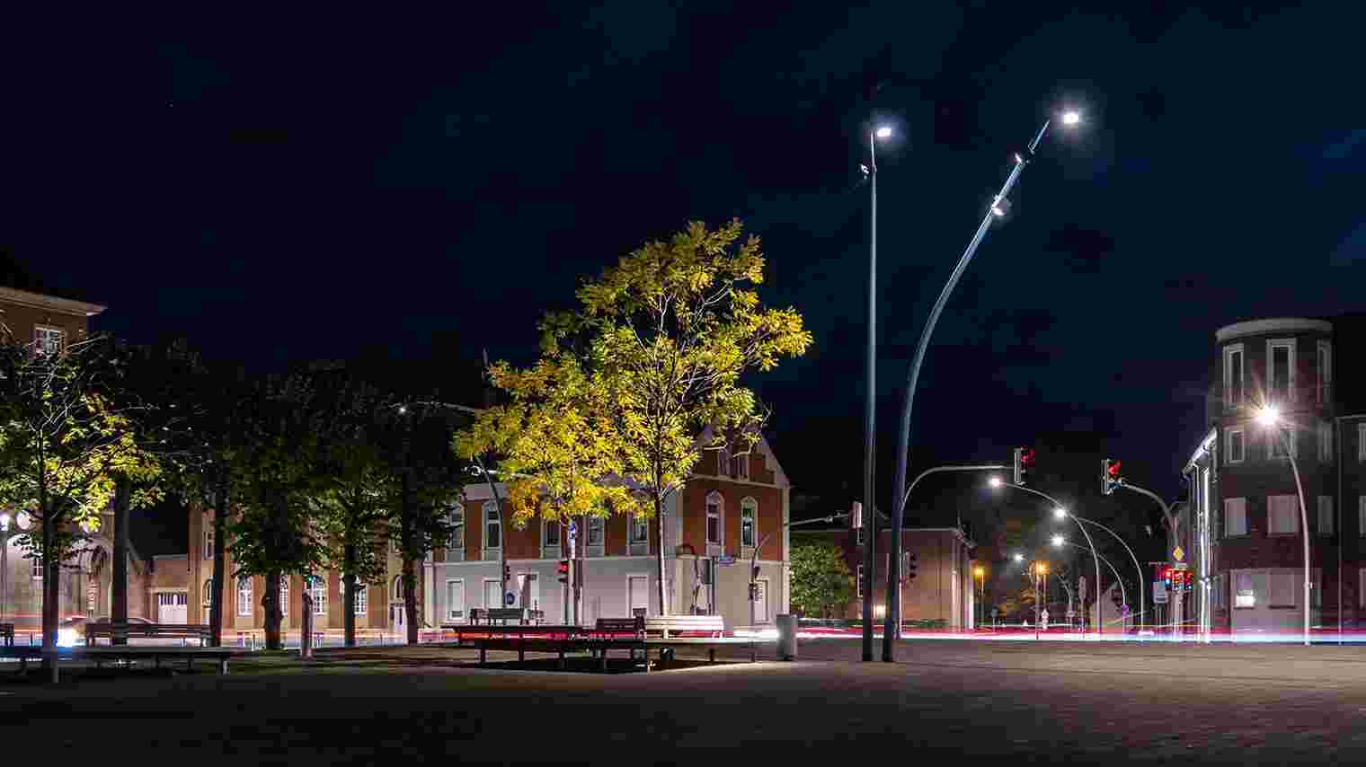 Straßenbeleuchtung in Bocholt