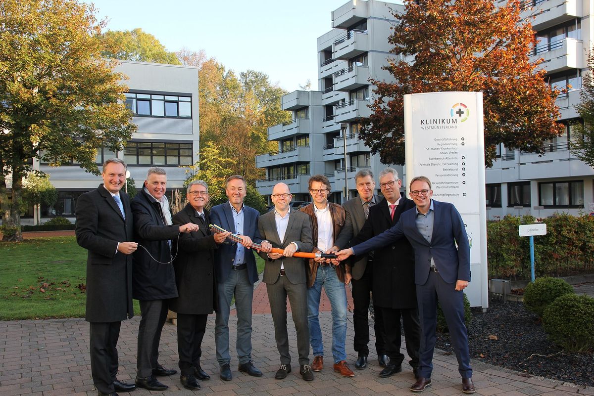 Projektbeteiligte mit Glasfaser-Leerrohr